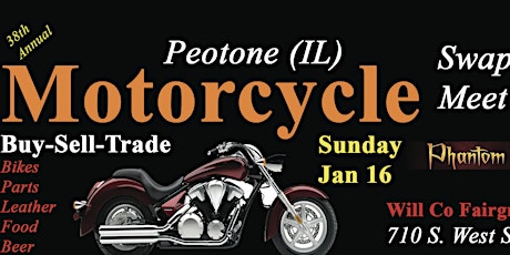38th Annual Peotone (IL) Motorcycle Swap Meet primary image