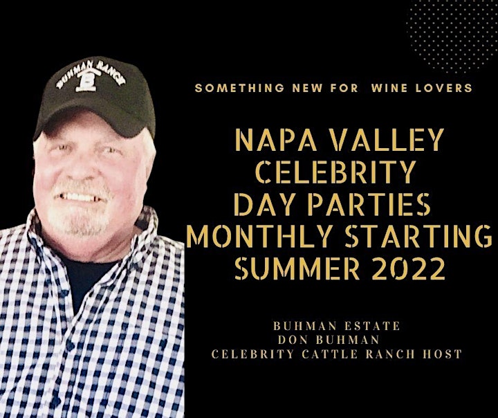 NAPA VALLEY Wine Tasting Celebrity  Day Party 2022 image