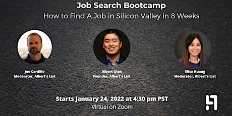 8 Weeks to Employed in the SF Bay Area: Albert's List Job Search Bootcamp tickets