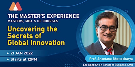The Master's Experience : Uncovering the Secrets of Global Innovation tickets
