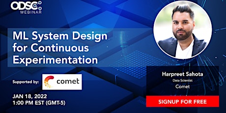 Webinar: "ML System Design for Continuous Experimentation" tickets