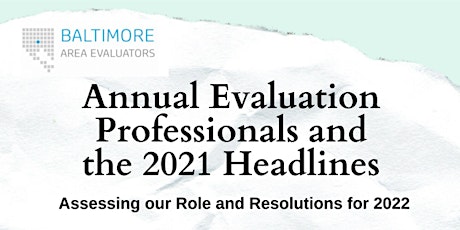 2nd Annual Evaluation Professionals and the 2021 Headlines tickets