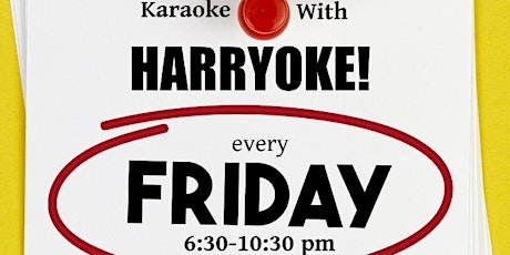 Friday Karaoke with Harryoke at the OB tickets