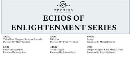 Echos of Enlightenment -  A Monthly Series about waking up tickets