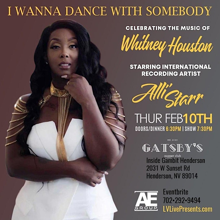 
		ALLI’ STARR “I Wanna Dance With Somebody” A Tribute to Whitney Houston image
