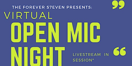 Virtual Open Mic tickets