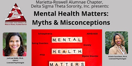 Mental Health Matters:  Myths and Misconceptions tickets