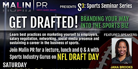 GET DRAFTED:  Branding Your Way Into the Sports Biz primary image