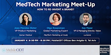MedTech Marketing Meet-Up: How to Re-Invent a Brand ? billets