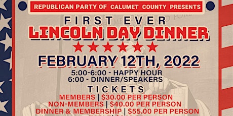 Republican Party of Calumet County Lincoln Day Dinner tickets