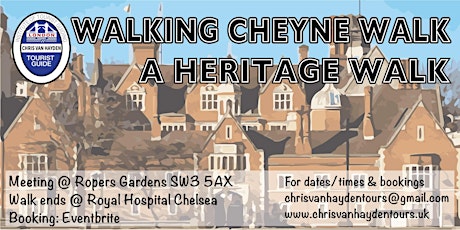 Walking Cheyne Walk - A Heritage Walk + Drinks tickets