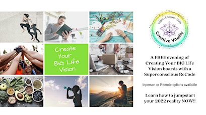 BIG L.I.F.E. Vision Boarding Workshop and Superconscious ReCode tickets