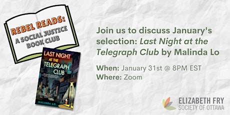 EFSO Book Club - January Meeting & Read-a-thon Wrap-up! tickets