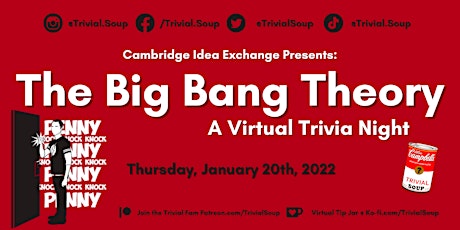 Idea Exchange Presents: Big Bang Theory Virtual Trivia tickets