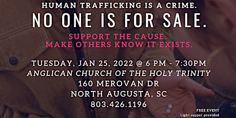 National Slavery and Human Trafficking Awareness Month Community Forum tickets