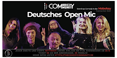 23 Deutsches Open Mic in der Mabuhay Bar tickets