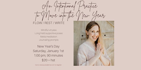 New Years Day Yoga Event: An Intentional Practice to Move into the New Year primary image
