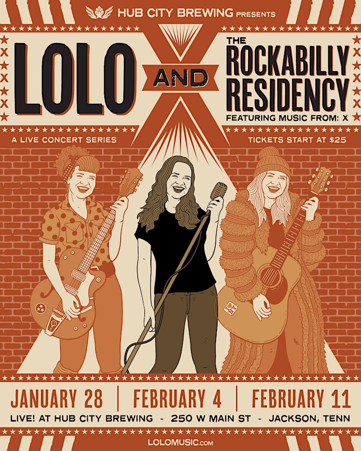 
		LOLO and The Rockabilly Residency featuring music from: X image
