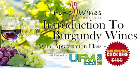 Introduction To Burgundy Wines tickets