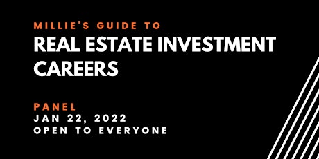PANEL | Millie's Guide to Real Estate Investment Careers tickets
