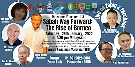 Sabah Way Forward:  The Rise of Borneo tickets