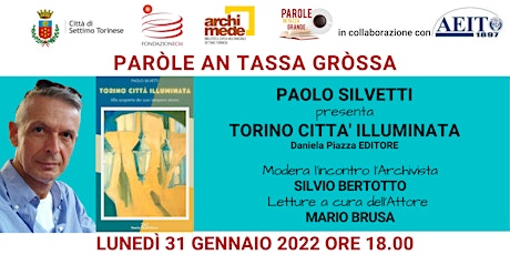 Torino città illuminata: presentazione di Paolo Si tickets