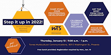 Step it up in 2022! WTS Metropolitan Phoenix Annual Business Meeting tickets