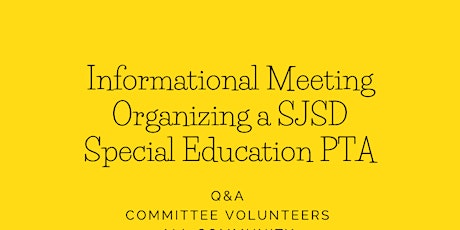 Organizing an Informational PTA Meeting and the Planning Committee primary image