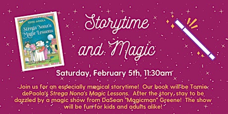 Storytime and Magic tickets