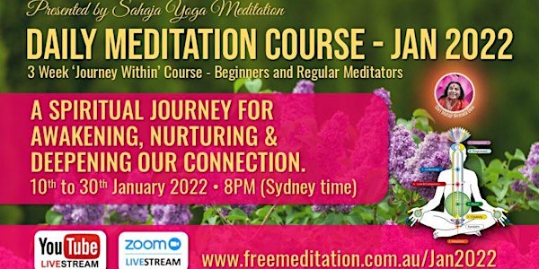 Seoul : 3 Week Daily Meditation Course. A Journey Within