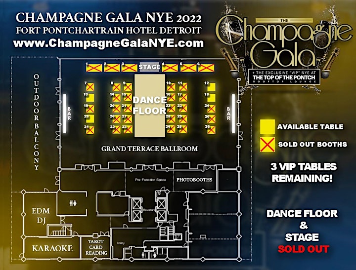 Champagne Gala: New Years Eve 2022 at The Wyndham Fort Pontchartrain! image
