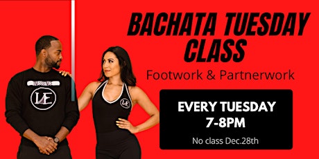 Bachata Tuesday Class & Packages - January tickets