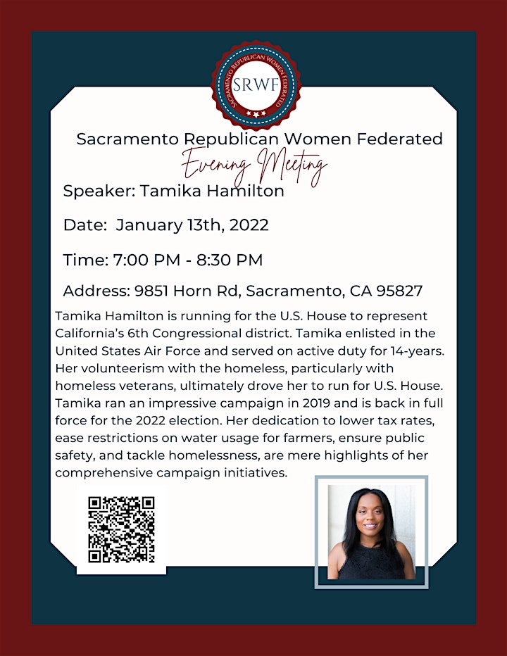 Tamika Hamilton - U.S. House Candidate for D6 image
