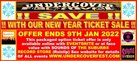 Undercover Festival and Events New Year Sale Ticket Offer