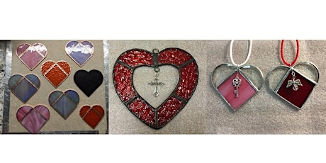 Beginner Stained Glass Workshop - Valentine Heart Suncatchers! tickets