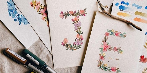 Floral Letters with Karin Marker by Jadore Studio