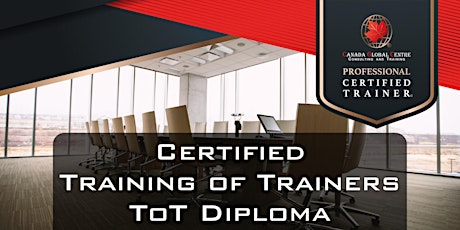 Certified TOT Diploma دبلوم تدريب المدربين المعتمد tickets