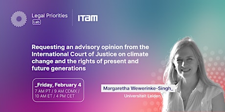 Margaretha Wewerinke-Singh: Advisory opinion from the Intl Court of Justice tickets