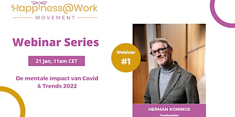 Primaire afbeelding van Online Webinar: De mentale impact van Covid & Trends 2022