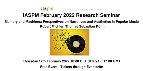 IASPM Research Seminar February 2022 tickets