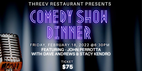 Comedy Show Dinner at ThreeV tickets