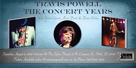 "The Concert Years" featuring Travis Powell with special guests Alissa Davis and Diane Bailey primary image