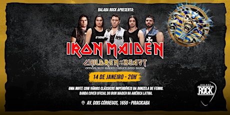 Imagem principal do evento Balada Rock Apresenta - Iron Maiden Cover - Children Of The Beast