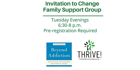 Invitation to Change Family Support Group tickets