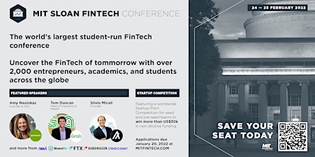 MIT Sloan FinTech Conference 2022 tickets