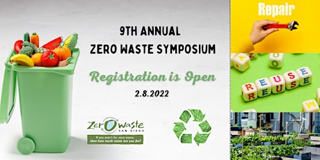 9th  Annual Zero Waste Symposium: Reuse, Repair & Repurpose primary image