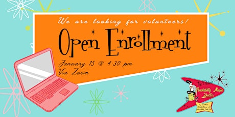 Open Enrollment: Volunteer Sign-Up tickets