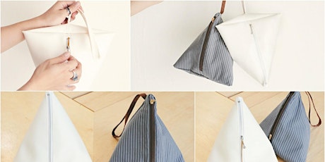 Sew your own Pleather Pyramid Clutch! primary image
