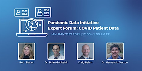 Pandemic Data Initiative Expert Forum: COVID Patient Data tickets