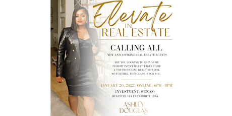 Elevate In Real Estate tickets